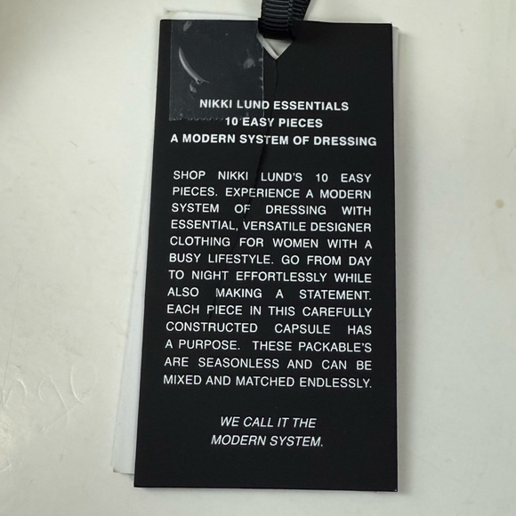 Nikki Lund Shirt Womens Small Black Long Sleeve Tee Stretch Rhinestone NWT - Picture 5 of 9